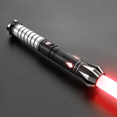 Realistic RGB LED Lightsaber with Smooth Swing Fast Charging Light up Stick Features Accent Swing Base Lit Lightsaber Fire Blade