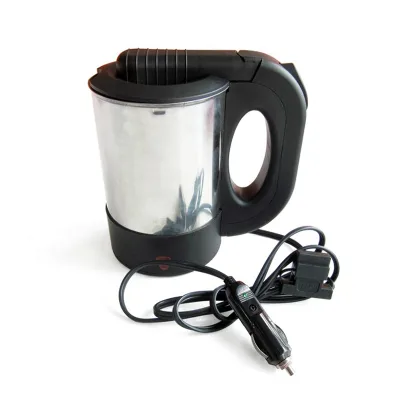 12V 24V 500ML Car Electric Kettle Camping Water Boiler Portable Travel Truck Stainless Steel Heater