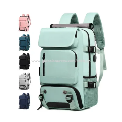 Customized unisex sports Multiple compartments hiking backpack men wet and dry separation waterproof laptop backpack with USB