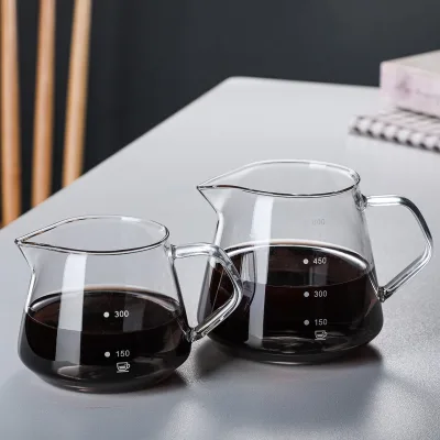 Wholesale Modern Design Glass Drip Coffee Pot Set with Filter Cup & Brewing Pot Customizable Logo for Coffee Sharing Server