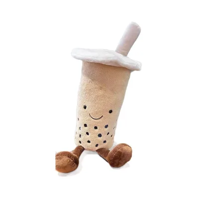 Nordic Creative Fun JC Pearl Milk Tea Plush Pillow Doll Cute Beverage Plush Toy