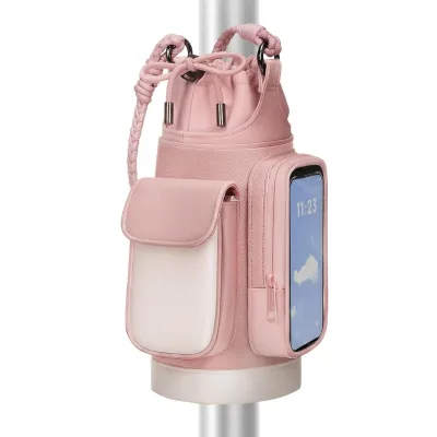 Insulated Magnetic Fashion Unisex Gym Bag 20-35L Capacity Polyester Physiological Curve Back Water Bottle Holder