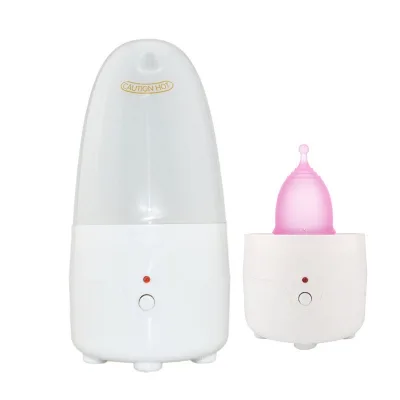 Eco-Friendly Reusable Soft Plastic Menstrual Cup Sterilizer with Steam Feature Menstrual Cup Sterilizer