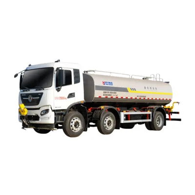 Dongfeng 19 Tons Sprinkler with High-Altitude Spray 19 Square Tank Manual Transmission Diesel Fuel Dust Road Dust Removal