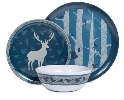 Elegant Melamine Ware Scratch Resistant Food Safe Tableware for Home Dining Office  Wedding Receptions Use Easy to Clean
