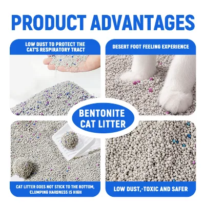 Whisper Pet Ball Shape High Quality Low Dust Fast Clumping Grey 4kg Cat Litter