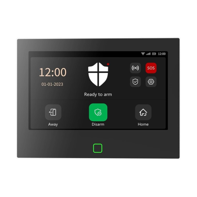 WiFi 4G Wireless Home Security Alarm System 7-inch Smart Panel Support Wired Wireless Zones Easy Use