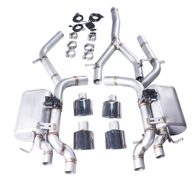Professional Manufacturer the 08-14 Mercedes-Benz C-Class C180 C200 W204 2.0Tcatback Has Four Matching C63 Appearance Effects