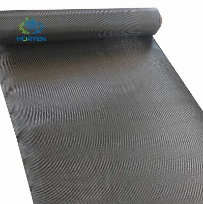 Factory Manufacturer High Quality 200g 3k Roll Carbon Fiber Lined Fabric Cloth 0.2mm