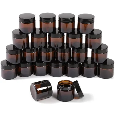 5ml 10ml 15ml 30ml 50ml 60ml 100ml Glass Bottle Amber Empty Body Cosmetic Containers