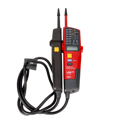 Dual-function Voltage and Continuity Tester with LED Indicator and test Leads