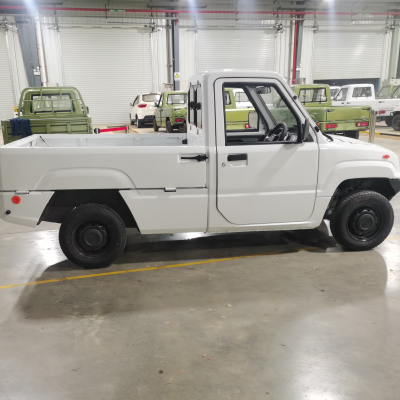 4 Wheels  LIGHT PRACTICAL PICKUP TRUCK zero Emission Cute Little Pick up Lsv Truck Electric White Color Eec Coc