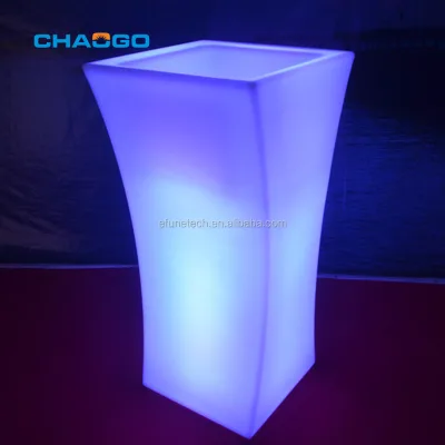Led Commercial Furniture Battery Powered Pe/acrylic Illuminated bar Counter for Outdoor