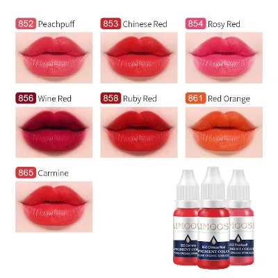 Oem Professional Organic Tattoo Ink Pigment Long-Lasting Original Liquid Waterproof Makeup Body Art Permanent Tattoo Color