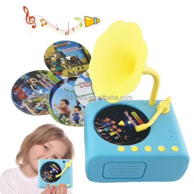 Kids Children Educational Story Music Player Toy Machine Learning English Language Talking Flash Cards Reader