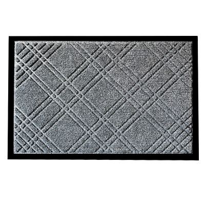 Durable Thick Rubber Backed Door Mat Non-Slip Indoor/Outdoor Entryway Welcome Mat Dirt Trapping Absorbent Property Front Door