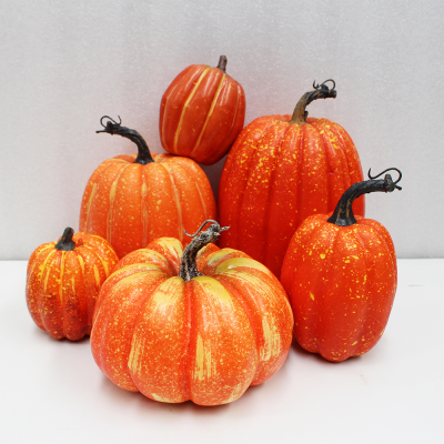 Simulationpumpkin for Home Artificial Foam Pumpkin Decor Halloween Thanksgiving Decorations Faux Pumpkins Indoor