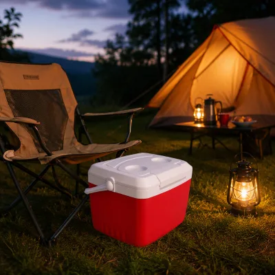 The Multifunctional Picnic Camping 13L Cooler Box Keep Foods Drink Beers Fresh Cooling 48 Hours Field Bar Cooler Box