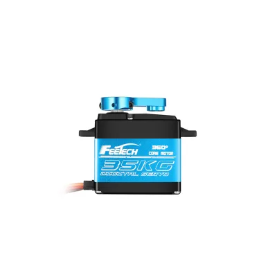 Feetech FT6335M 7.4V 35kg Metal Gear 360 Degree Digital Servo IP54 Waterproof for RC Car Crawler DIY Robot Automation Device