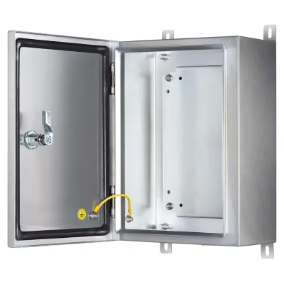 IP65 Waterproof Stainless Steel Electrical Box 350*250*150mm Indoor/Outdoor Project Mounting Plate Polished Wall Bracket Carton