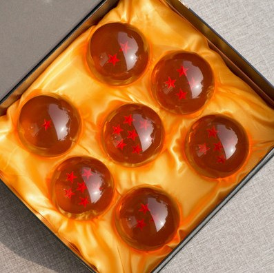 Dragon-Balls Crystal Ball Action Figure Toys Summon Shenron Wishing Balls Collection Model Gift 7pcs/set 1:1