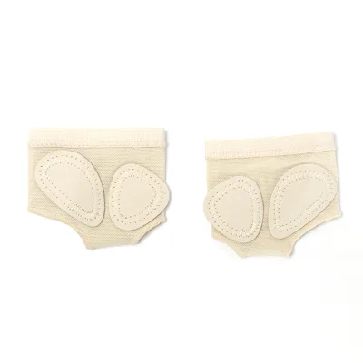Women Girls Thermal Dance Calf Socks Comfortable Soft Leather Forefoot Pad Modern Ballroom Latin Half Shoe Thong