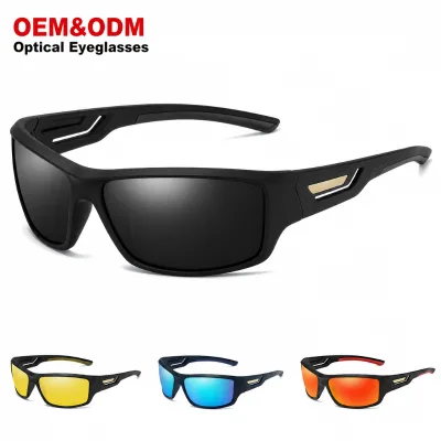 Wholesale Trendy Sports Men All-In-One TR90 Sunglasses Fashion Women Outdoor Cycling Windproof Polarized Adjustable CZh608ki
