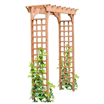 Outdoor Garden Wooden Arches Arbours Pergolas Flower Round Balloon Arche Stand Wedding Arch Backdrop