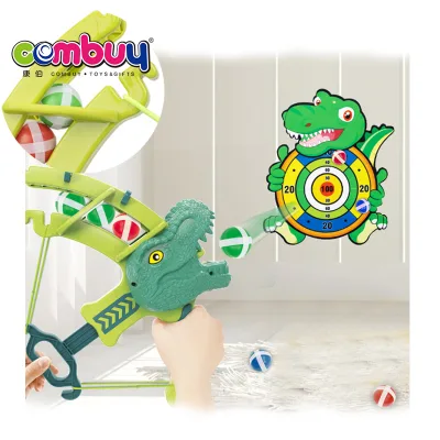 Ejection Sticky Balls Shooting Target Kids Bow and Arrow Game Toy