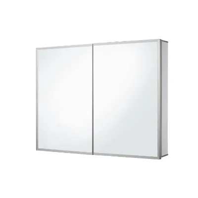 Bathroom Ready Assembled Wall Mounted Aluminum Medicine Mirror Cabinet