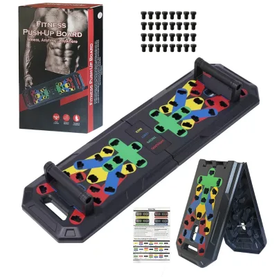 New Arrival Professional Strength Training Push-Up Bar System Premium Quality Foldable ABS Push-Up Board