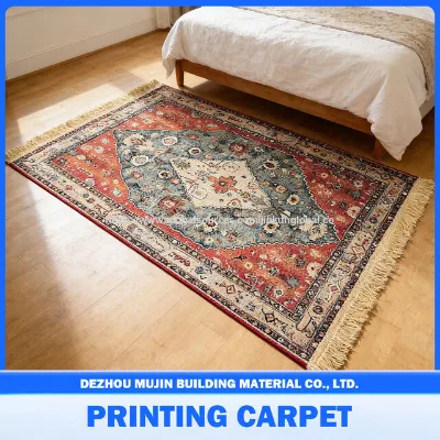 100% Polyester Printing Carpet Non-Slip Stain Resistant Home Living Dining Bedroom Hotel Teen Use prayer rugs