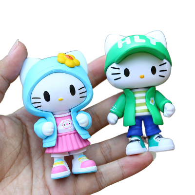 Dihua Manufacturer 6 Style Cartoon PVC Action Model Custom Figure Plastic Toys Anime Action Figure