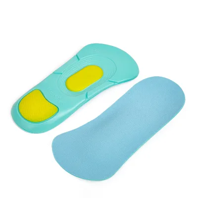 Custom OEM PU Foam 3/4 Length Sport Insoles Comfort Gel Heel Cushion Massage Half Insole Shoe Insert Men Women