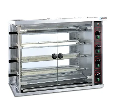 4 Skewers Gas Chicken Grill Machine Rotisserie