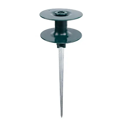 Cheap Hose Guide Garden Smooth Roller Metal Hose Guide with Heavy Duty Zinc Alloy Spike for Lawn Yard Protection