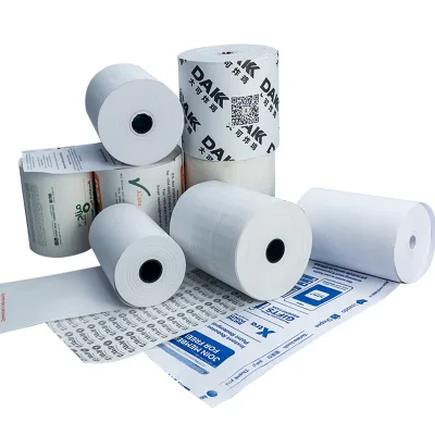 Custom Logo Printed Cash Register Roll Thermal & Bond Paper 3 1/8 X 230ft Factory Wholesale for Credit Card Machines