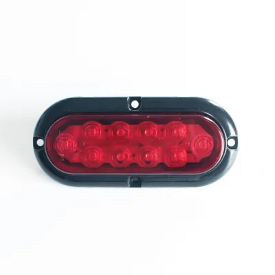Truck Body Parts Oval Shape LED Turning Lamps Wide Voltage Auto Signal Lights
