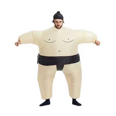 Wholesale Adults Kids Blow up Party Cosplay Dress Funny Wrestler Sumo Costume Inflatables