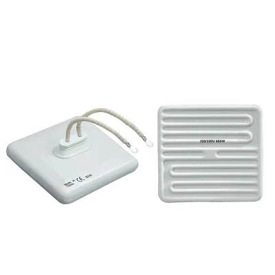 Flat Plate Ceramic Heater 325W 650W Far Infrared Infrared Heating element Ceramic HEAT Emitter Heater for Industrial Heating