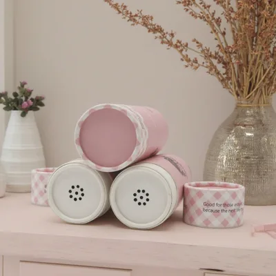 Perfume/Essential Oil Kraft Paper Tube Packaging Push up Paper Tubes Cardboard Round Shape Box