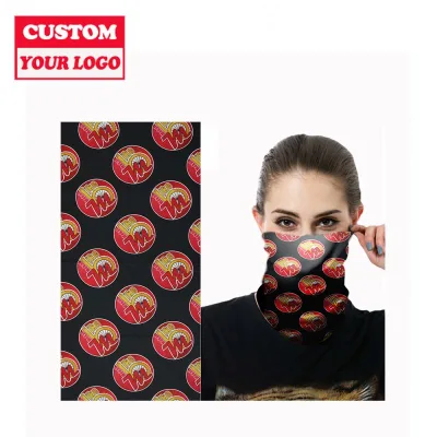 Free Sample Cheap Wholesale Multifunctional Seamless Tubular Bandanas Headwear Neck Gaiter Face Tube Custom Bandana