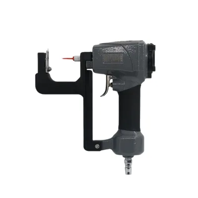 Pneumatic Air Operate Edge Hand V Nailer Frame V Nail Gun Driver Pneumatic Working Upholstery Plywood Furniture Manufacturing