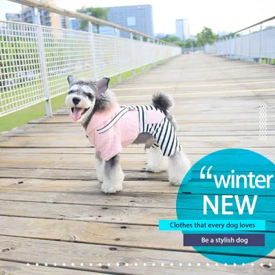 High Quality Small Medium Pink Breathable Polyester Warm Dog Coat Winter Polyester Pet Dog Coat Green Dog Windproof Coat