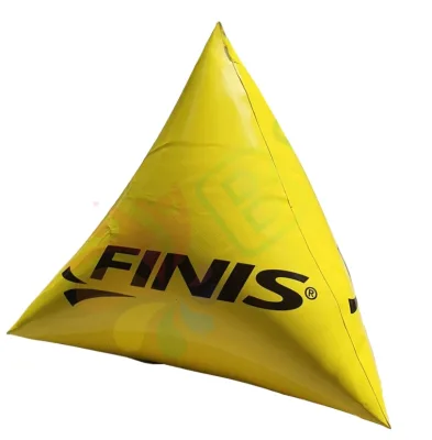 BOYAN PVC Inflatable Floating Water Buoy Pyramid Buoy Inflatable Marker Buoy for Advertising