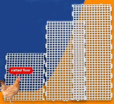 Flame Retardant Insulation Non-magnetic Poultry and Chicken Farm Equipment Broiler Plastic Strip Flooring