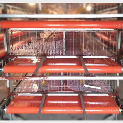 PVC Manure Cleaning Belt PVC Coated Fabric for Chicken Quail Pigeon Chicken Poultry Feeding Systems Manure Conveyor Belt