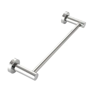 2024 New Bathroom Accessories Thickened Stainless Steel 201 Multiple Size Silver Single Rod Towel bar for Home Hotel