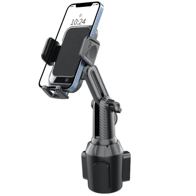 Vehicle Cup Holder With Phone Mount No Shaking 360 Degree Rotation Universal Multifunctional Car Cup Phone Holder