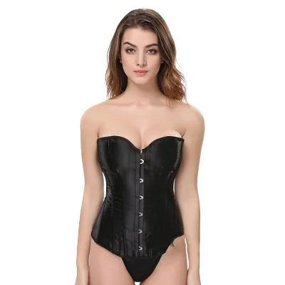 Fashion Leather Material Women's Vintage Bustier Corset for Women's Best Design Genuine Leather Corset OEM